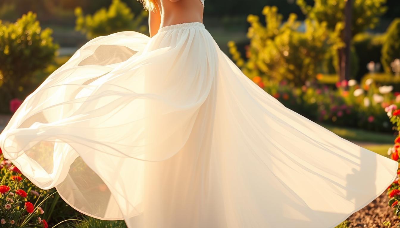 porter la jupe blanche à un mariage