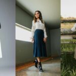 quel haut mettre avec une jupe plissée longue