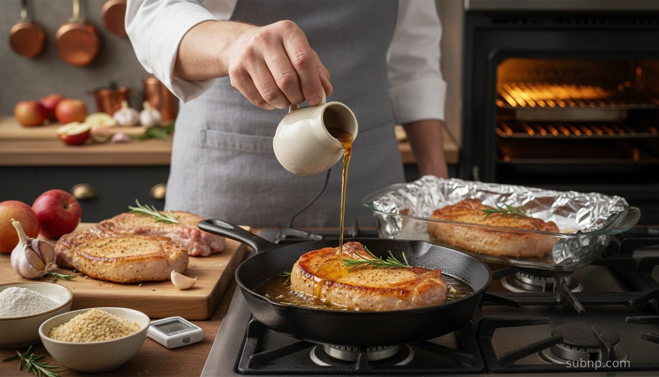 Cuisson parfaite : cotelettes de porc tendres