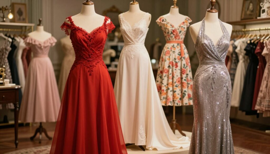 A-beautifully-styled-image-capturing-iconic-cinema-dresses-displayed-on-elegant-mannequins-in-a-1024x585 4 vêtements de cinéma à porter dans la vraie vie