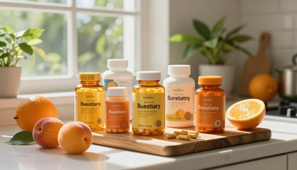 A-bright-and-inviting-kitchen-counter-scene-showcases-an-array-of-solar-dietary-supplements-1024x585 Complément alimentaire solaire : comment bien le choisir