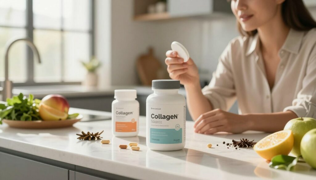 A-close-up-composition-of-a-modern-stylish-kitchen-countertop-showcasing-high-quality-collagen-1024x585 Nutricosmétique : Pourquoi votre routine beauté de cette année passe d'abord par votre assiette