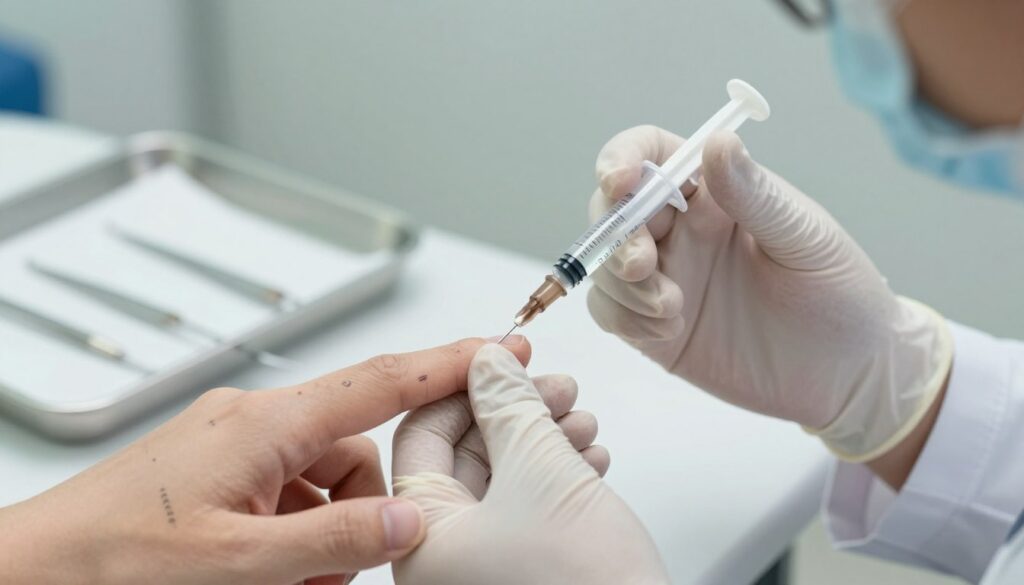 A-close-up-of-a-healthcare-professionalaposs-hands-carefully-preparing-for-a-nail-1024x585 Guide complet pour une infiltration ongle réussie avec nous