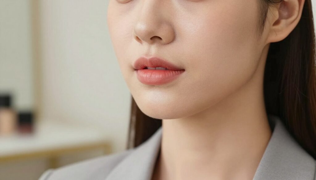 A-close-up-shot-of-a-model-showcasing-the-Blurred-Lip-makeup-trend-highlighting-soft-1024x585 Comment réussir la tendance du "Blurred Lip" (lèvre floutée) qui fait le buzz cet été