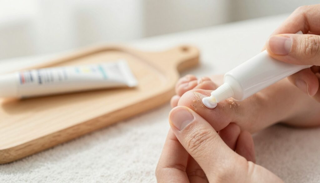 A-close-up-view-of-a-human-foot-with-a-prominently-affected-toenail-depicting-signs-of-nail-1024x585 Votre guide pour soigner la mycose ongle pied facilement