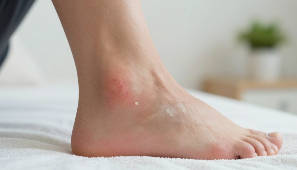 A-close-up-view-of-a-personaposs-foot-with-visible-symptoms-of-athleteaposs-foot-between-1024x585 Nos conseils pour éliminer la mycose entre les orteils