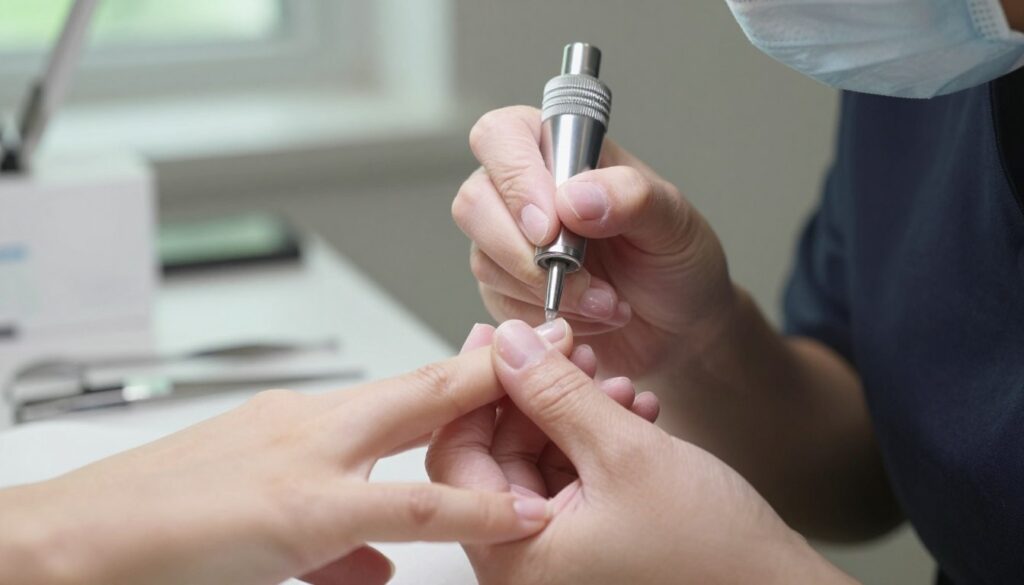 A-close-up-view-of-a-professional-nail-technicianaposs-hands-performing-a-nail-infiltration-1024x585 Guide complet pour une infiltration ongle réussie avec nous
