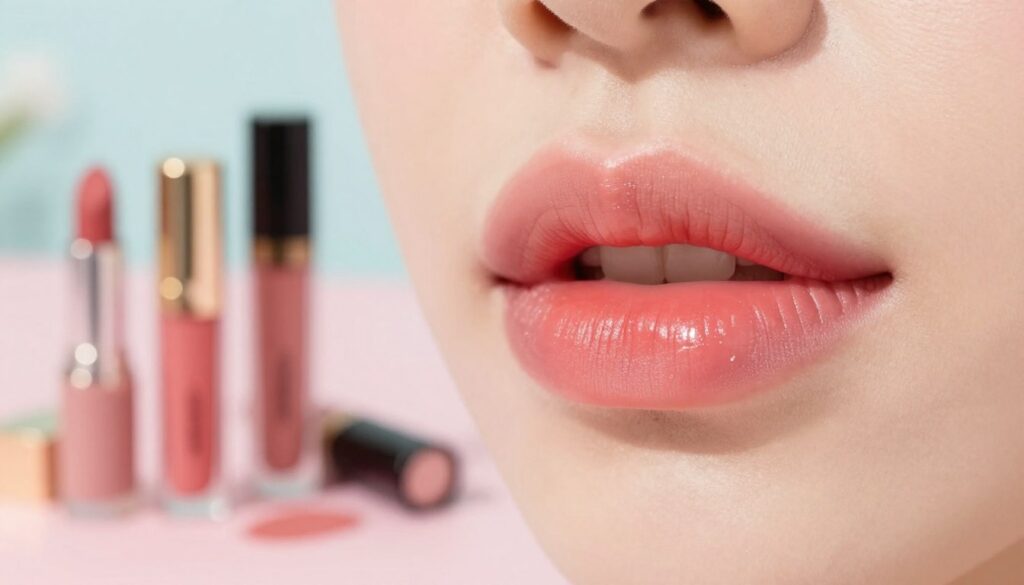 A-close-up-view-of-blurred-lips-showcasing-the-trendy-Blurred-Lip-beauty-style-featuring-1024x585 Comment réussir la tendance du "Blurred Lip" (lèvre floutée) qui fait le buzz cet été