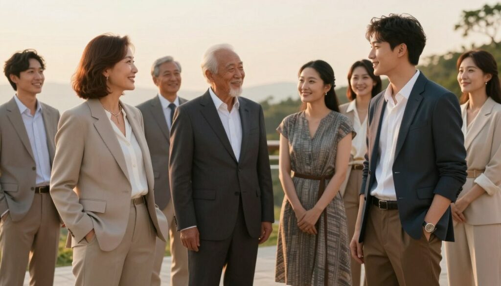A-diverse-group-of-elegantly-dressed-individuals-representing-various-ages-and-body-types-1024x585 Mariage : comment s'habiller selon son âge et sa morphologie ?