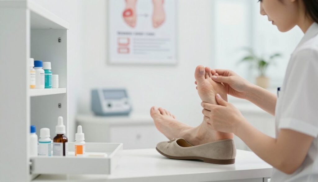 A-focused-and-clean-medical-setting-illustrating-common-errors-that-hinder-healing-from-toenail-1024x585 Votre guide pour soigner la mycose ongle pied facilement
