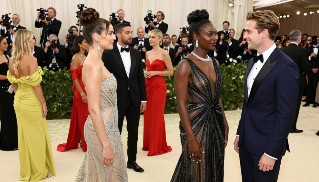 A-glamorous-Met-Gala-scene-showcasing-a-group-of-diverse-celebrities-dressed-in-exquisite-1024x585 Tout savoir sur met gala c'est quoi en quelques étapes