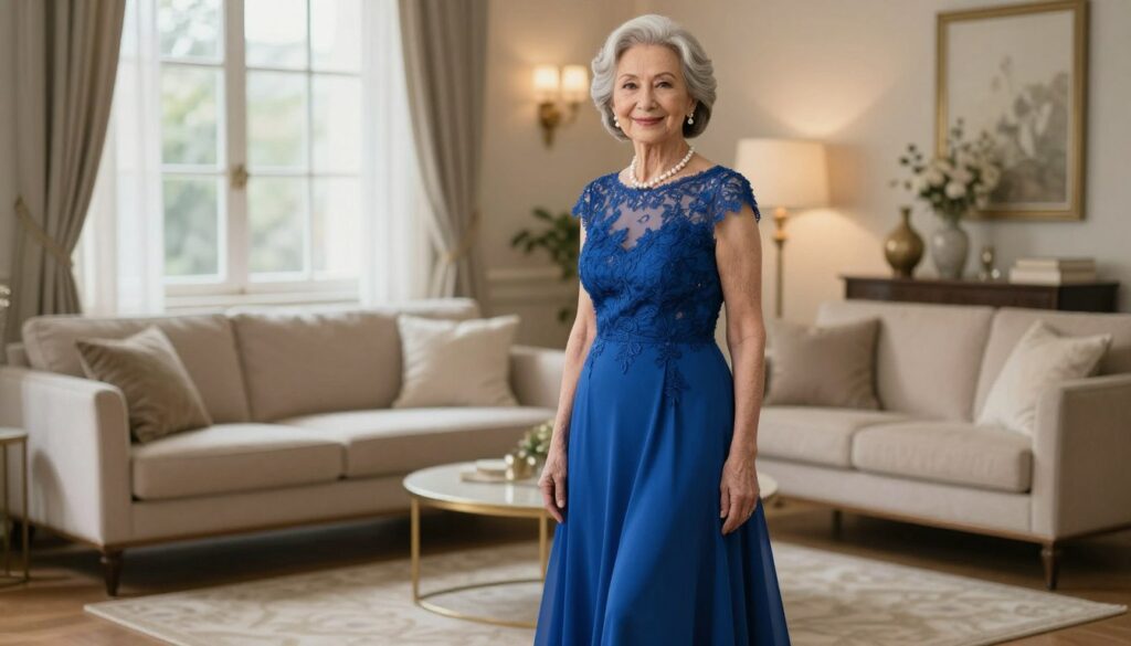 A-graceful-senior-woman-elegantly-dressed-in-a-sophisticated-evening-gown-stands-confidently--1024x585 Votre robe habillée pour femme 70 ans parfaite ici.
