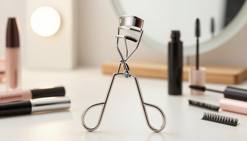 A-high-quality-image-of-a-sleek-modern-eyelash-curler-prominently-displayed-in-the-1024x585 Découvrez comment utiliser un recourbe cils facilement