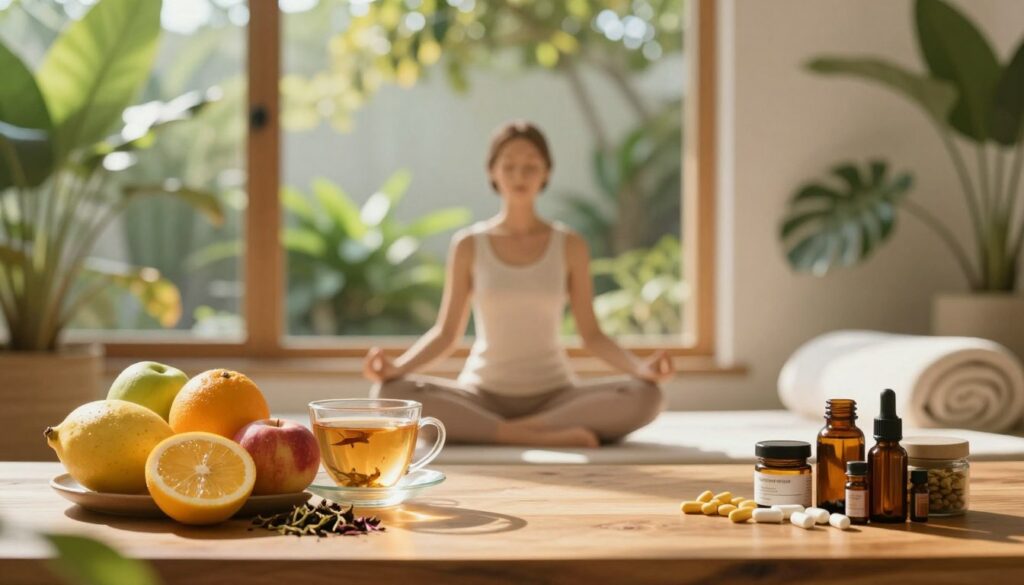 A-serene-and-inviting-wellness-space-that-embodies-holistic-well-being-and-natural-anti-aging.--1024x585 Nutricosmétique : Pourquoi votre routine beauté de cette année passe d'abord par votre assiette