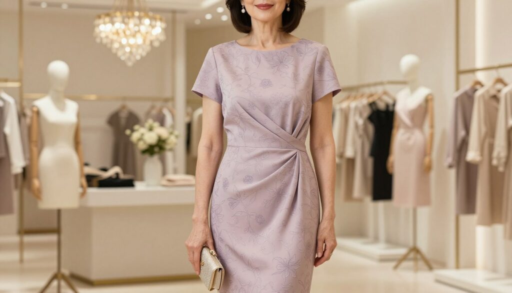 A-sophisticated-and-elegant-dress-designed-for-a-50-year-old-woman-featuring-a-tasteful-1024x585 Robe cérémonie femme 50 ans : guide et avis pour votre choix