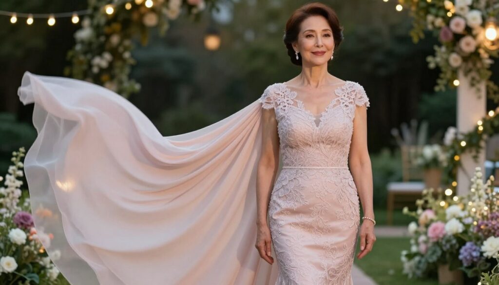 A-stylish-cocktail-dress-for-a-wedding-tailored-for-a-sophisticated-woman-in-her-50s-1024x585 Tenue mariage femme 50 ans : Découvrez nos coups de cœur