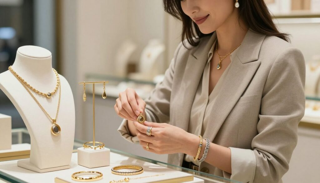A-stylish-display-of-contemporary-womenaposs-jewelry-designed-for-women-around-40-years-old.--1024x585 Quels bijoux porter à 40 ans ?