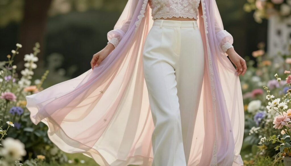A-stylish-female-wedding-outfit-ensemble-featuring-a-flowing-tunic-and-elegant-trousers-1024x585 Ensemble pantalon tunique fluide pour mariage : notre guide pratique