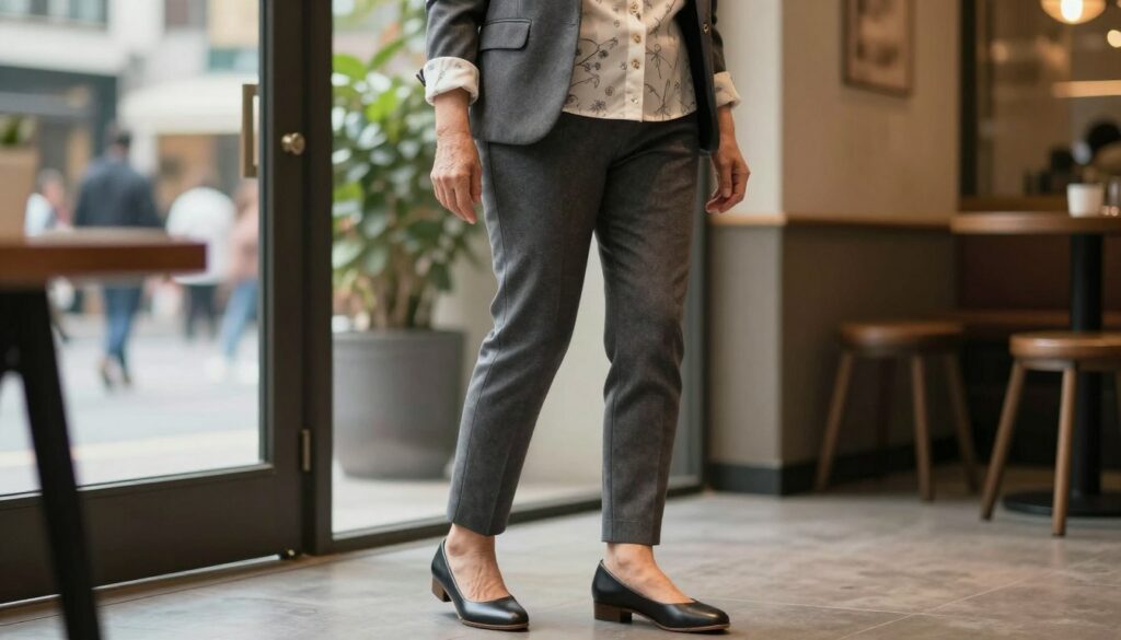 A-stylish-senior-woman-around-60-years-old-confidently-showcasing-a-chic-outfit-that-1024x585 Look femme 60 ans ronde : Nos avis pour sublimer votre style