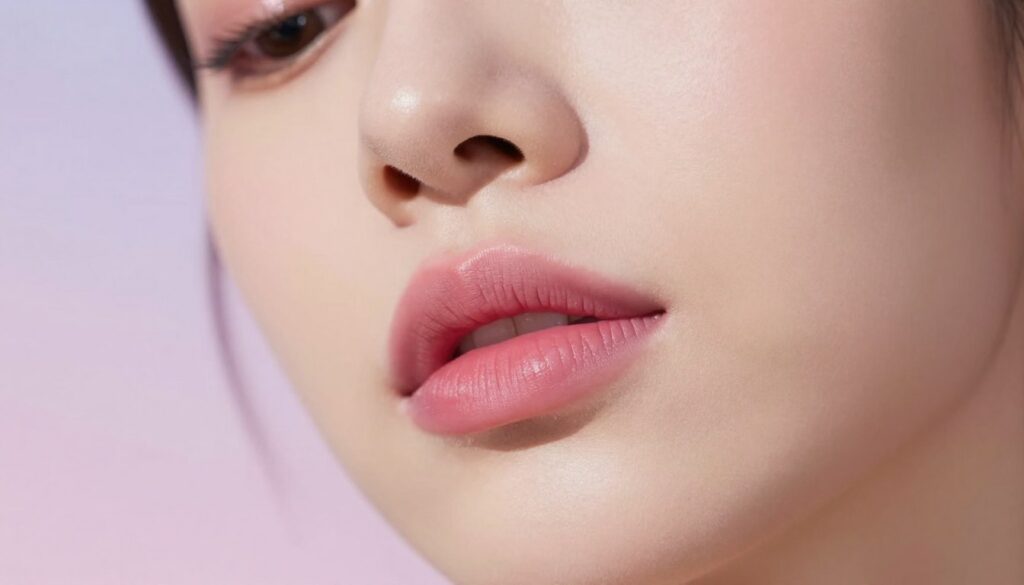 An-elegantly-styled-close-up-of-a-modelaposs-lips-showcasing-the-blurred-lip-makeup-trend.--1024x585 Comment réussir la tendance du "Blurred Lip" (lèvre floutée) qui fait le buzz cet été