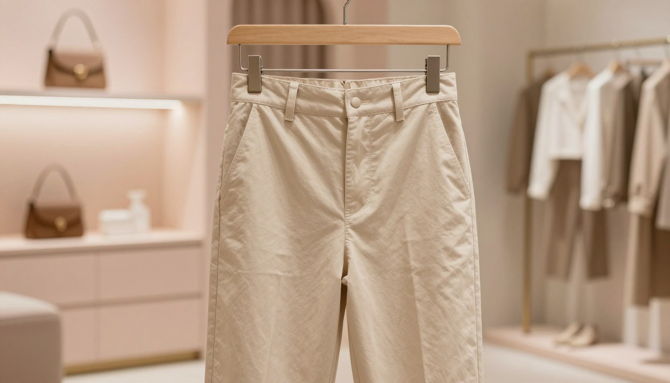 Pantalon en popeline de coton, alternative au jean été, pantalon fluide tendance
