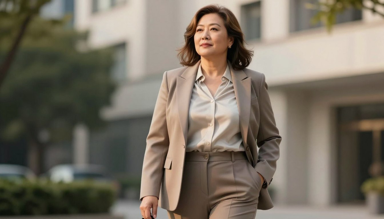 look femme 60 ans ronde