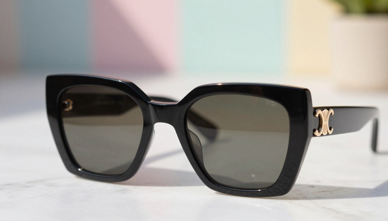 lunettes de soleil oversize Celine