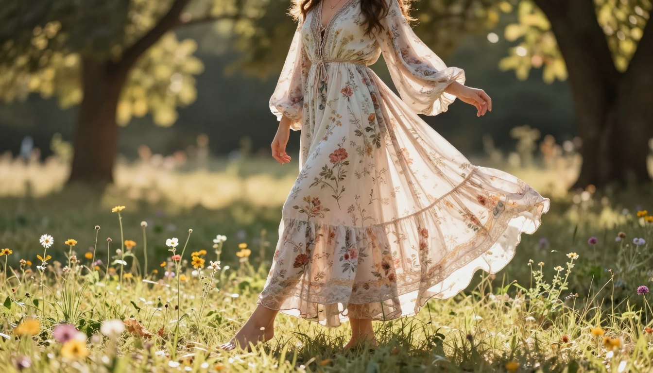 robe longue bohème