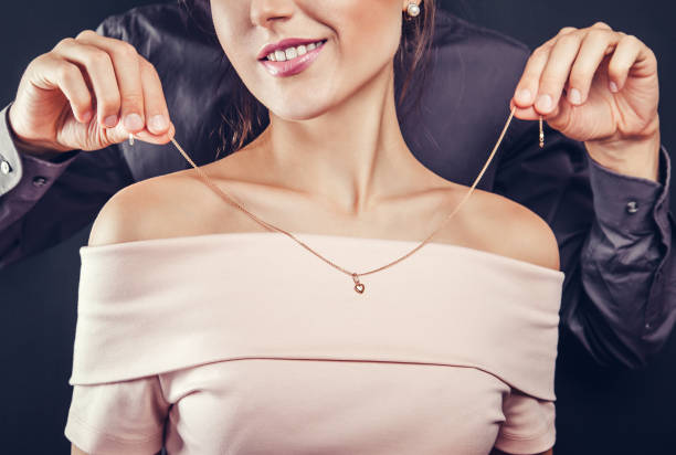 collier cœur femme